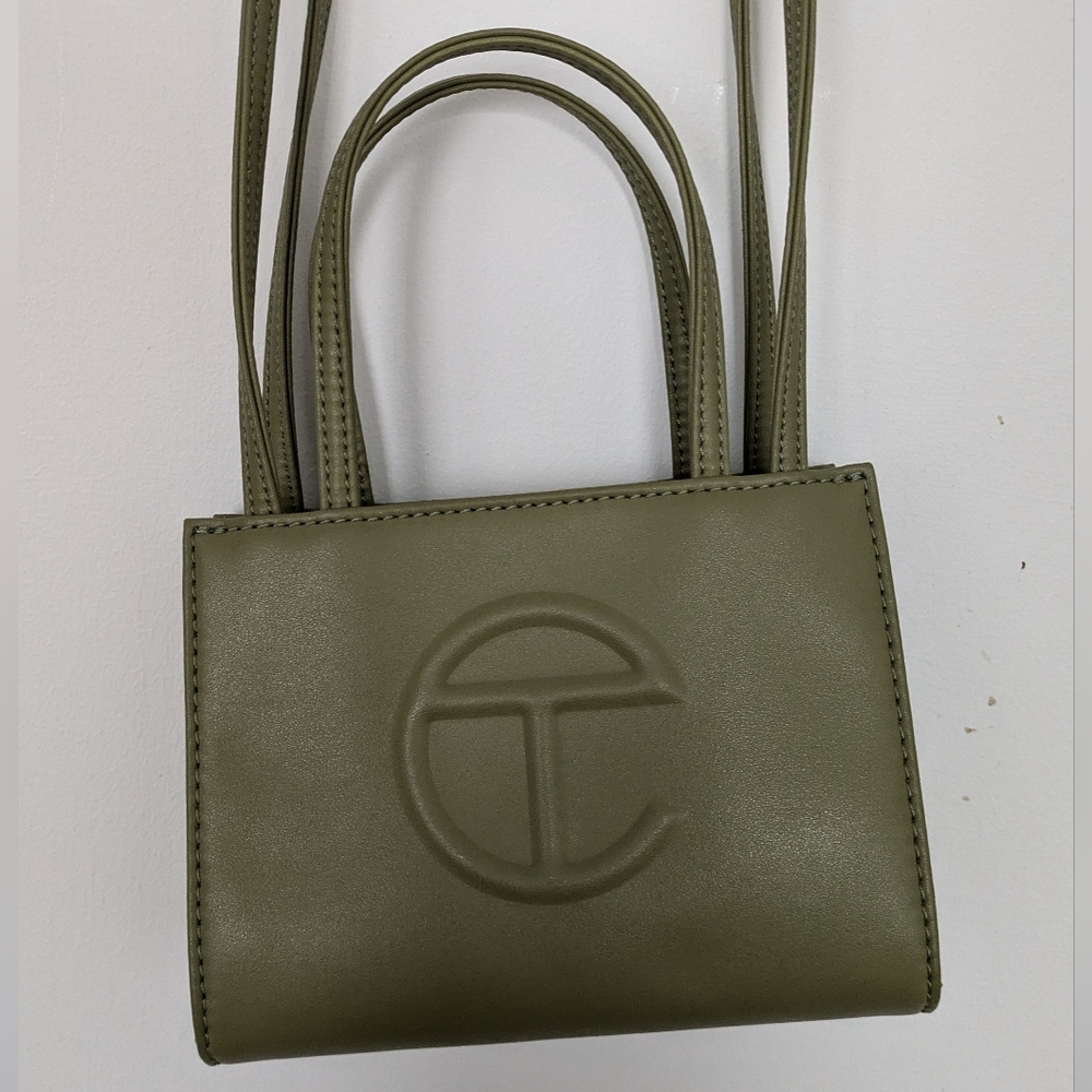 Original Telfar small drab shopping bag